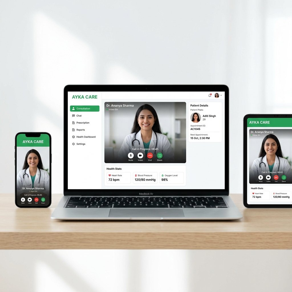 AYKA Care App — Multi-device telemedicine platform